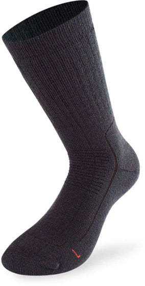 Lenz Walking Socken Trekking 6.0 Merino Wolle Polyacryl Schwarz Größe 35-38