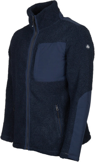 Life Line Artic Sherpa Fleece Jack Männer Blau Größe 4xl