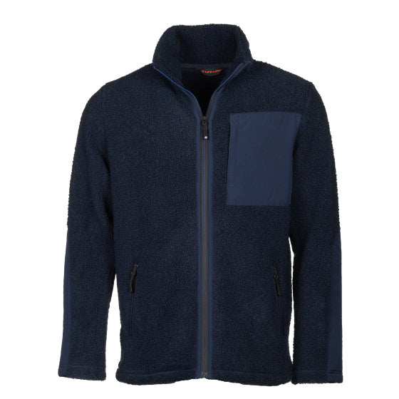 Lebenslinie Artic Sherpa Fleece Jack Männer Blau Größe xxl