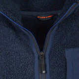 Lebenslinie Artic Sherpa Fleece Jack Männer Blau Größe 3xl
