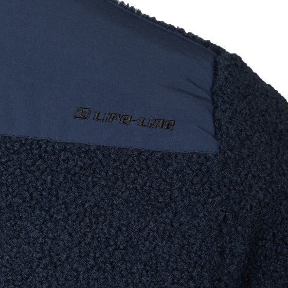 Life Line Artic Sherpa Fleece Jack Männer Blau Größe s