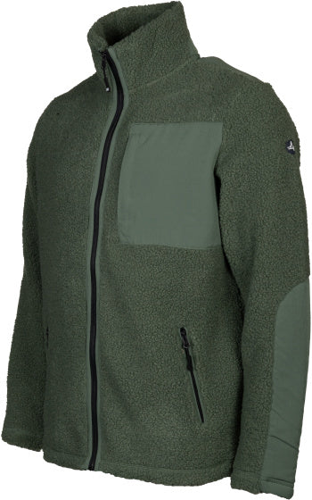 Lebenslinie Artic Sherpa Fleece Jack Männer Grün Größe xl