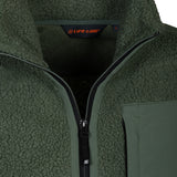 Lebenslinie Artic Sherpa Fleece Jack Männer Grün Größe 4xl