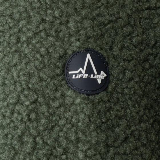 Lebenslinie Artic Sherpa Fleece Jack Männer Grün Größe l