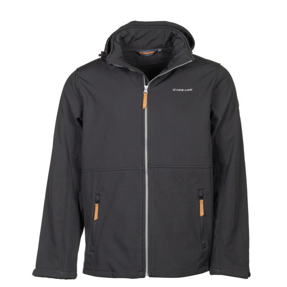 Lebenslinie Kasper Softshell Jacke Männer schwarze Größe s