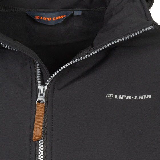 Lebenslinie Kasper Softshell Jacke Männer schwarz Größe l