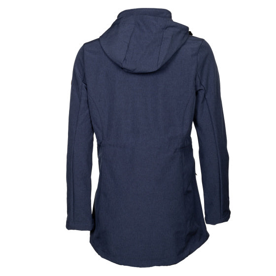 Lebenslinie Kya Softshell Parka Damen dunkelblau Größe 3xl