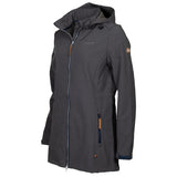 Lebenslinie Kya Softshell Parka Damen dunkelgrau Größe 3xl