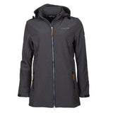 Lebenslinie Kya Softshell Parka Damen dunkelgrau Größe 3xl