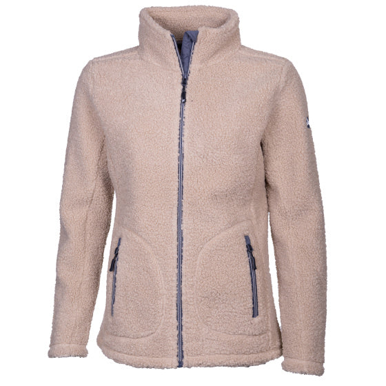 Lebenslinie Lorne Sherpa Fleecejas Ladies Beige Maat L.