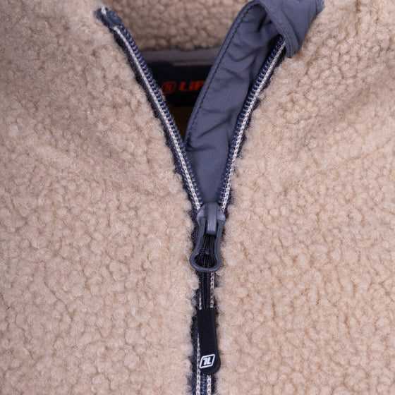 Lebenslinie Lorne Sherpa Fleecejas Damen beige Größe 3xl