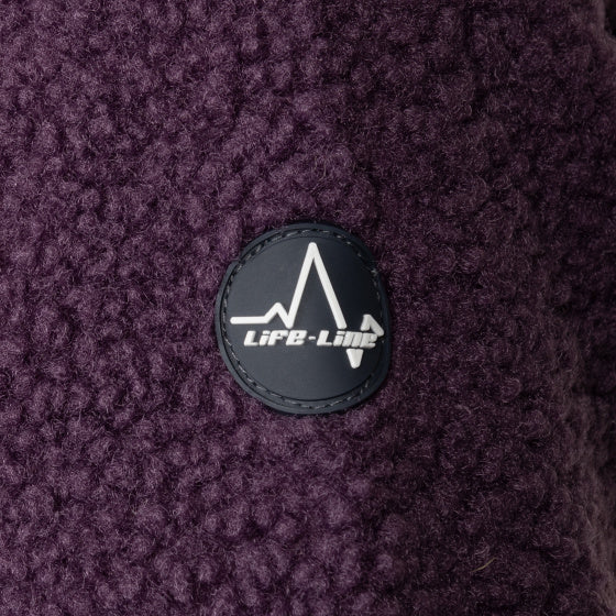 Lebenslinie Lorne Sherpa Fleecejas Ladies Purple Size L.