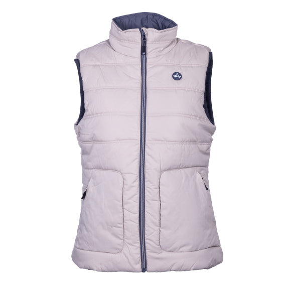 Lebenslinie Tully Fake Down BodyWarmer Ladies Beige Größe 3xl