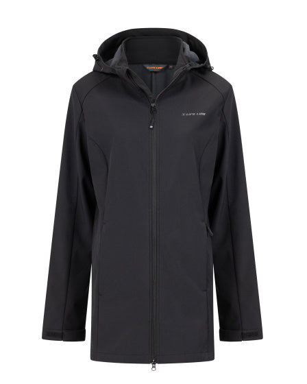 Lebenslinie Wellington Softshell Parka Damen Schwarz Größe xxl