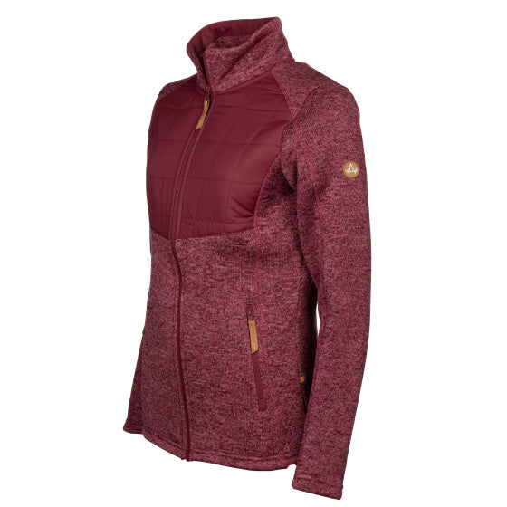Lebenslinie Willemijn Fleecevest Damen Bordeaux Größe 4xl