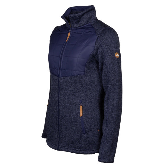 Lebenslinie Willemijn Fleecevest Damen dunkelblau Größe xl