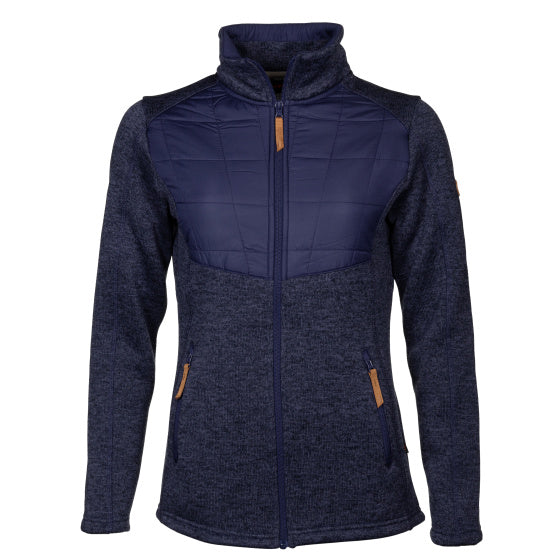 Lebenslinie Willemijn Fleecevest Damen dunkelblau Größe 4xl