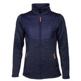 Lebenslinie Willemijn Fleecevest Damen dunkelblau Größe 4xl