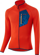 Löffler Outdoorvest Herren Polyester Orange Blau Größe 46