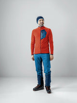 Löffler Outdoorvest Herren Polyester Orange Blau Größe 46