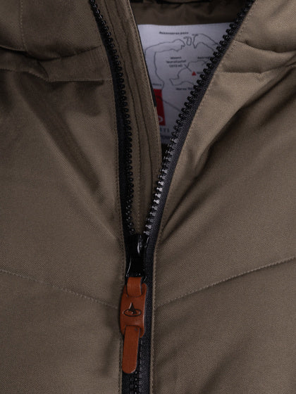 Maupiti Marck II gepolsterte Winterjacke Männer grau -Brown Größe xxl