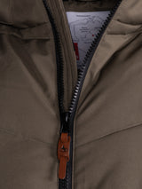 Maupiti Marck II gepolsterte Winterjacke Männer grau -Brown Größe xxl