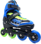 Move Inline Skates Fast Semi-Softboat Verstellbares blau Grün Größe 38-41