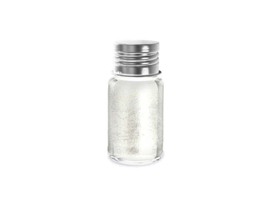 Namaki barns glitterpulver silver