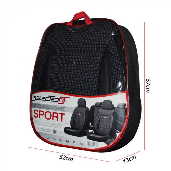 OTOM SEAT COUND SET Selectfit Sport 2 mm schwarz 11-piefe