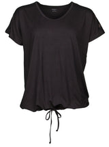 Papillon losen Fit Sportshirt Round Hals Damen Schwarz Größe S S