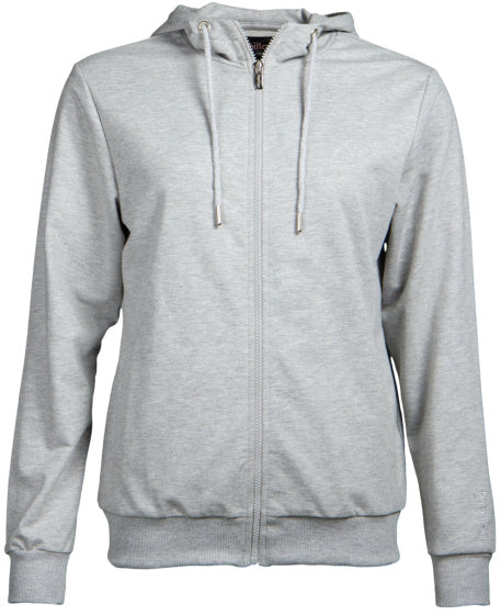 Papillon Sweat mit Kapuze -Weste Damen graue Größe m