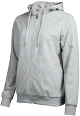 Papillon Sweat mit Kapuze -Weste Damen graue Größe m