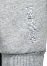 Papillon Sweat Kapuzenweste Damen graue Größe xxl