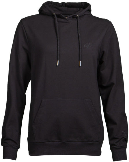 Papillon Sweat Hoody Baumwoll Damen Schwarz Größe m