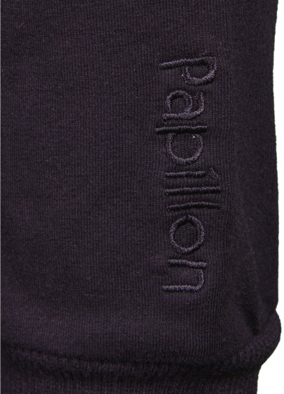Papillon Sweat Hoody Baumwoll Damen Schwarz Größe l