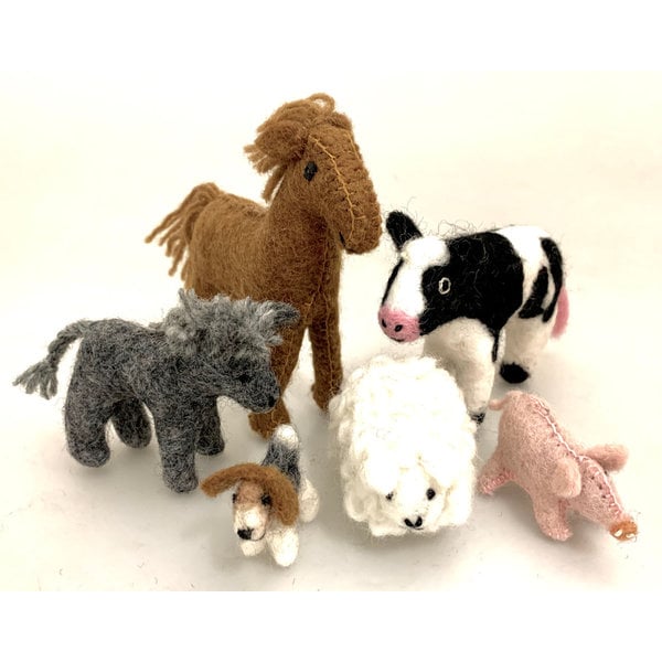 Papoose Toys Papoose Toys Country Animal Set 6 st