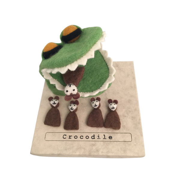 Papoose Toys Papoose Toys Crocodile 5 cheeky monkeys