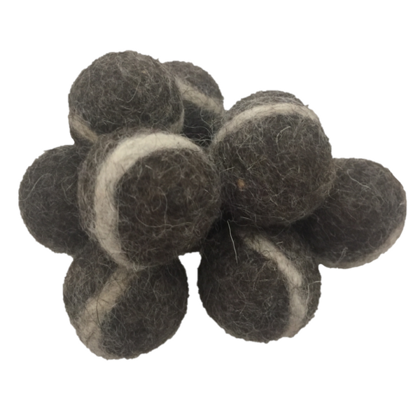 Papoose Toys Papoose Toys Dgrey Felt Balls 3,5 cm 20