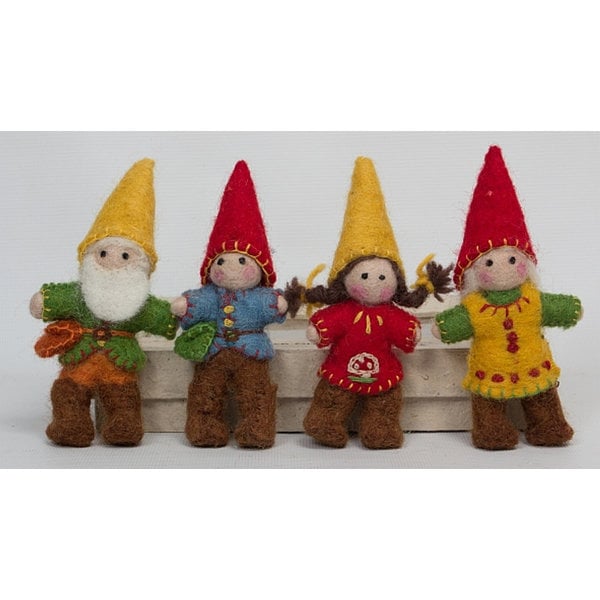 Papoose Spillsaachen Papoosen Spillsaachen Gnome Famill 4pc