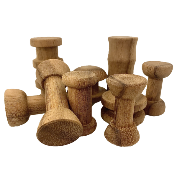 Papoose Spillsaachen Papoose Spillseim Mini WW Spull Set Java Teak 10