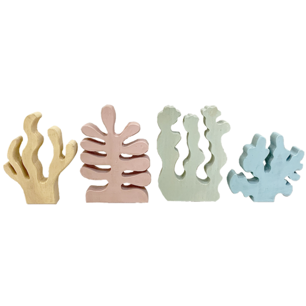 Juguetes de papoose juguetes papoose pastos de madera pastel 4pc