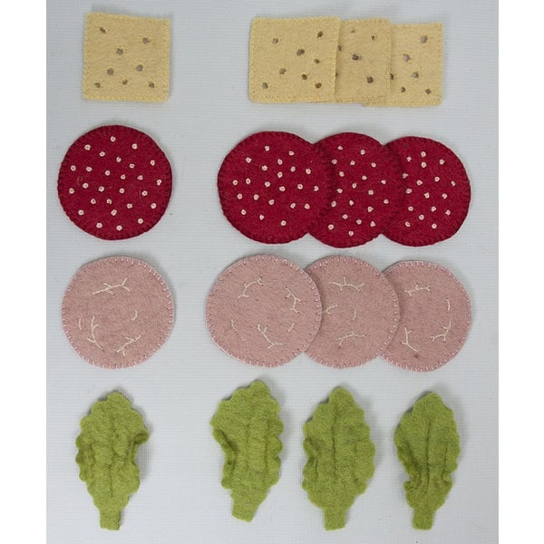 Papoose Toys Papoose Toys Sandwich Toppings 16pc