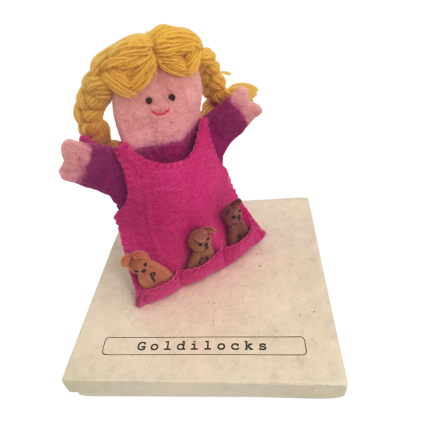 Giocattoli papoose Papoose Storypuppet Goldilocks e 3 orsi