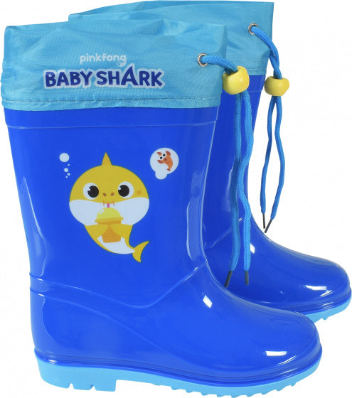 Pinkfong Regenstiefel Baby Hai Junior PVC Blau Größe 30-31