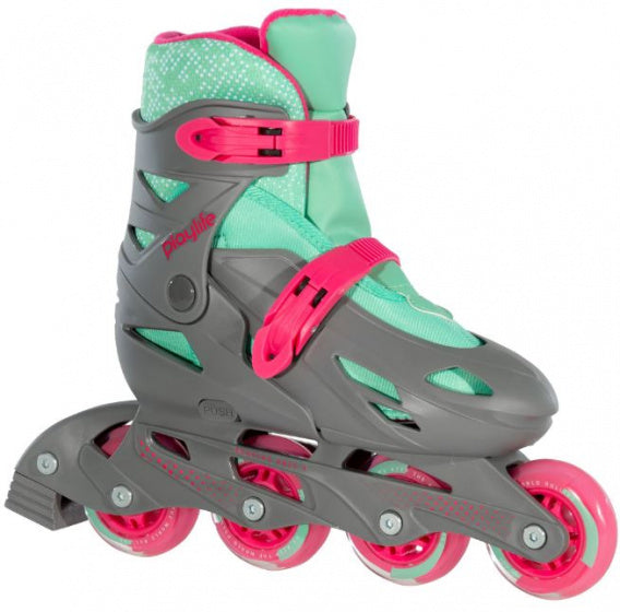 Playlife Inline Skates Riddler Hardboot 82A Grau Größe 27-30