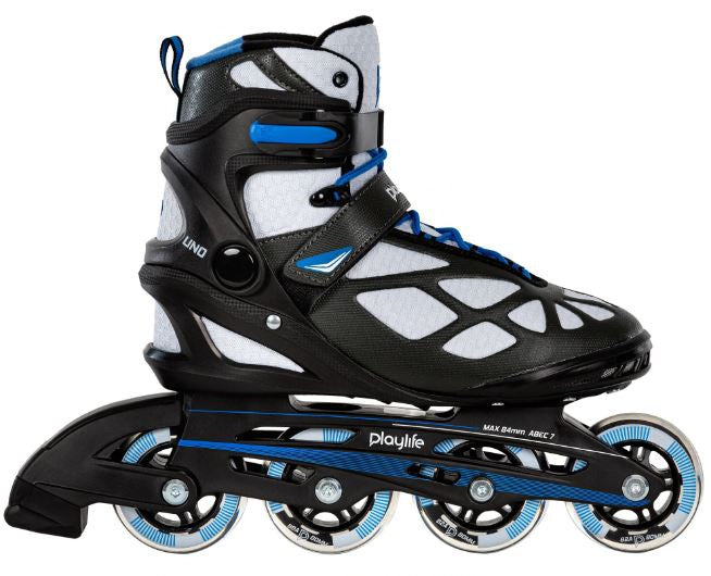 Playlife Inline Skates Black 80 Softboot 82A Schwarz Größe 42