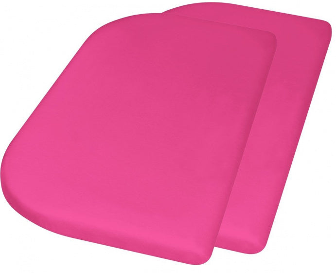 Playshoes Saded Sheet Junior 89 x 51 + 10 cm Baumwollrosa 2 Teile