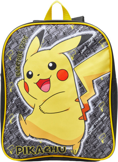 Pokémon Pikachu Kinder Rucksack Jungen 31 x 25 cm 5l Schwarzgelb