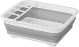 Prophlus Drain Rack Faltbar 31,5 x 36,5 x 13 cm grau weiß