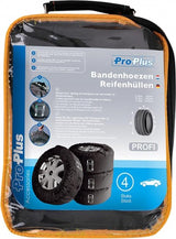 Proplus Profi -Reifenabdeckungen Set Ø68 cm 214 cm 240 mm Schwarz